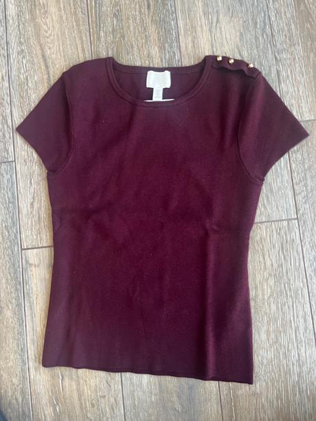 Tričko z úpletu, h&m,s