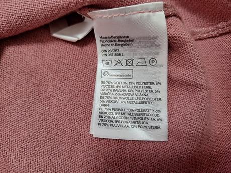 Trblietavé šaty, h&m,122