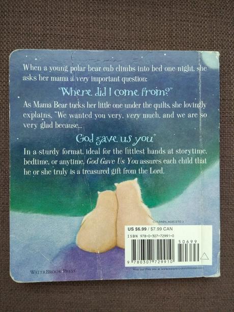 Kniha god gave us you, 