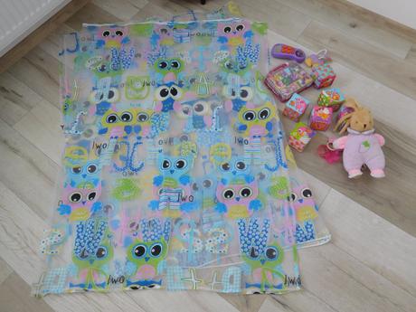 Závesy do detskej izby sova, 