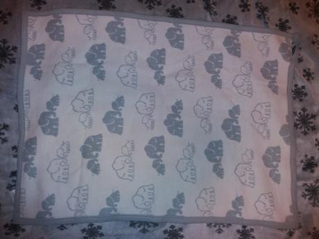 Deka pre malé deti s motívom slona dvojicky,