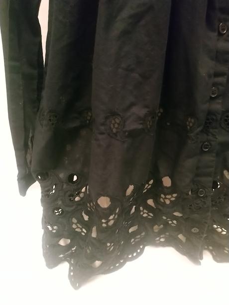 Dámska predĺžená čierna blúzka, snob, m, m