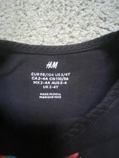 Tričko s dúhou, h&m,98