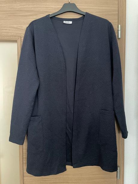 Tmavomodry kardigan, m