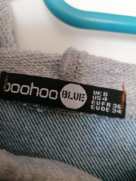 Džínsová mikina boohoo, 36
