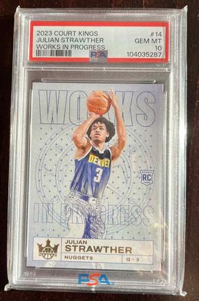 Basketbalová karta - julian strawther, 