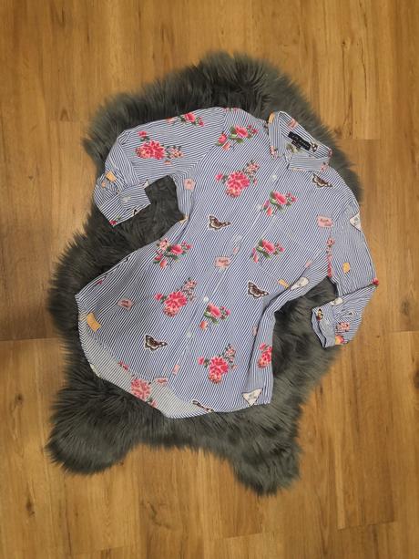 Pásikavá košeľa so vzormi, gate,xs