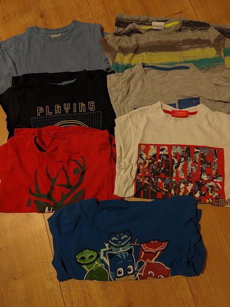 7 tričiek s dlhým rukávom, 134