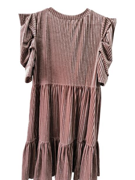 Krásne velúrove šaty, l