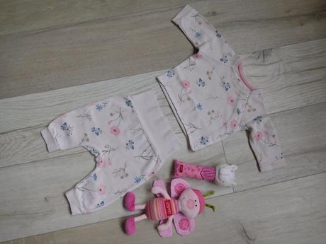 Kompletik bavlnený 56 v, 1/2 mesiacov vek,, h&m,56