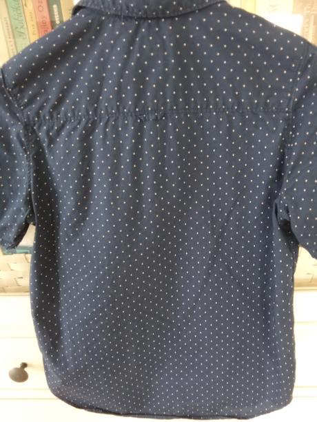 Tmavomodrá košeľa h&m 140, h&m,140
