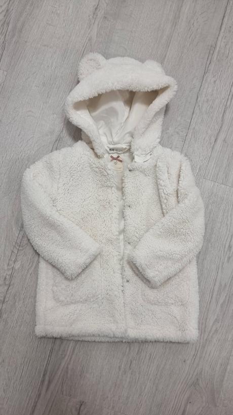 Kabátik s uškami, h&m,110