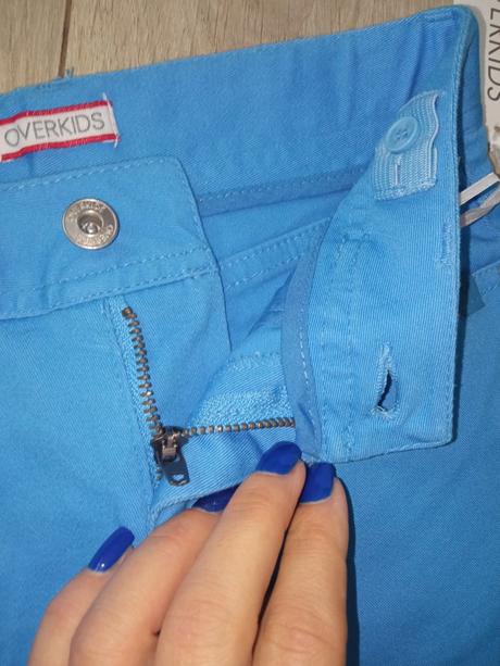 Chlapčenské rifle modré overkids (98), 98