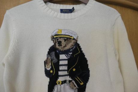 Ralph lauren bear original damsky sveter s-l, ralph lauren,m