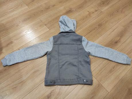Rifľová bunda s teplákovými rukávmi, veľ. 140, pepperts,140