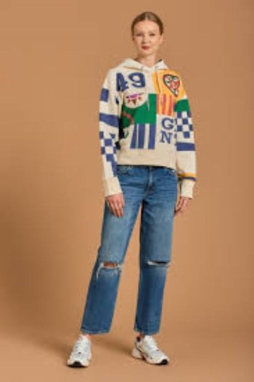 Gant ikonicka damska mikina s kapucou m/l, gant,m