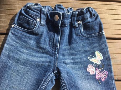 Štýlové dievčenské rifle veľkosť 110cm, palomino,110