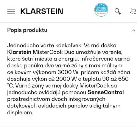 Klarstein mistercook duo varna doska,