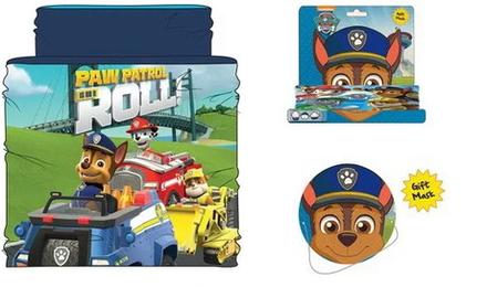 Nákrčník paw patrol modrá - skladom, shq4372-2,