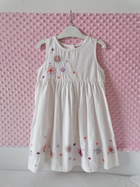 Šaty s kvetmi, h&m,104