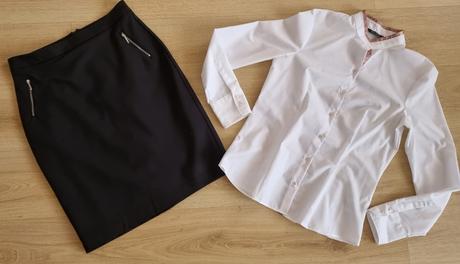 Košeľova blúzka a sukňa, esmara,38