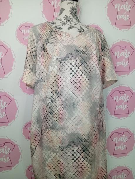 Vzorované jemne šaty 48/50, xxl