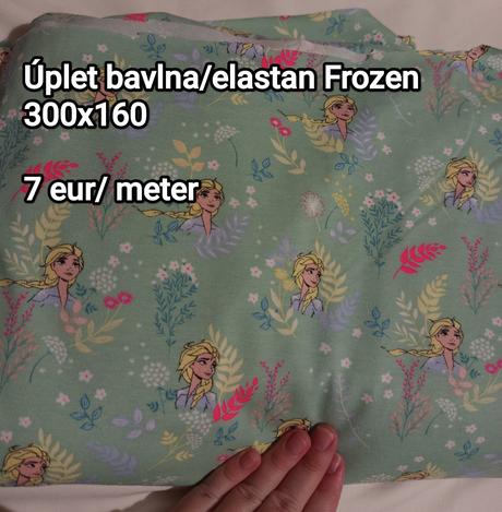 Rozpredávam látky na šitie, 