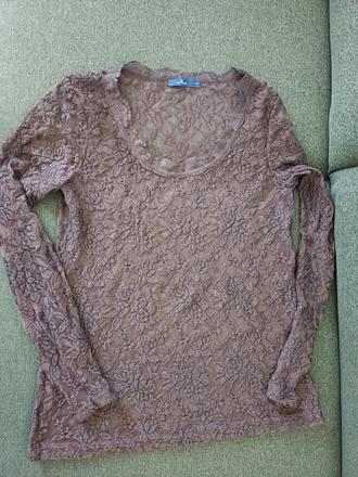 Čipkované tričko, tom tailor,l