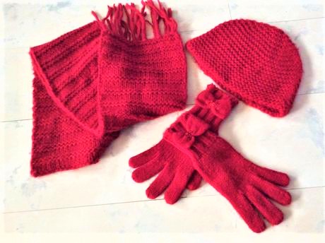 Čiapka,šál,rukavice / súprava, m