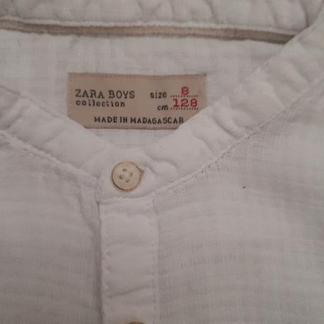 Bavlnená košeľa, zara,128