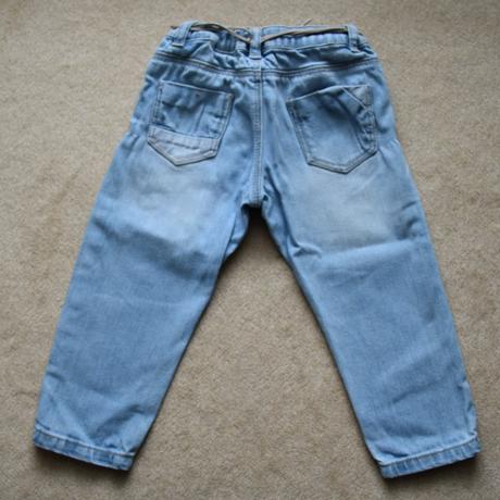 Rifle s výšivkou ružičky, zara,80