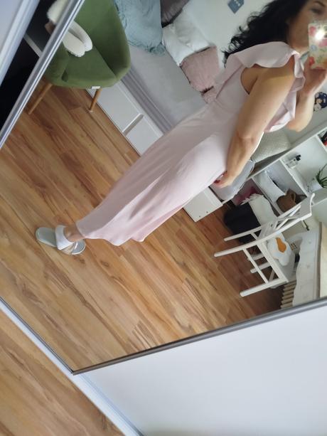 Romantické šaty hm mama m/xl, h&m,m