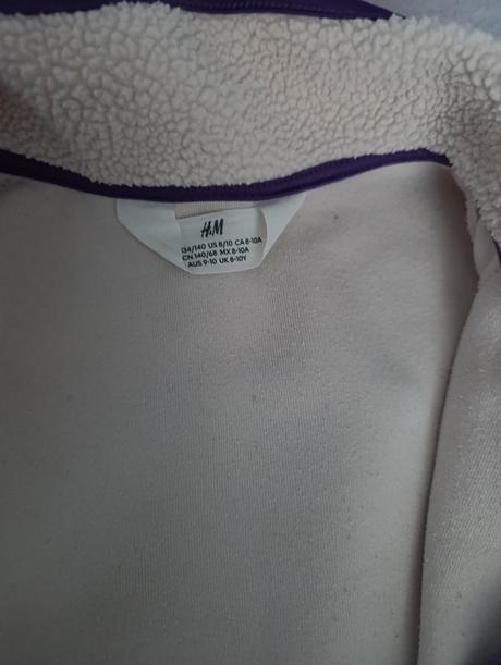 Huňatá mikina, h&m,134