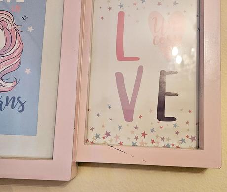 2 ks obrazy s jednorožcom pre dievčatko, 