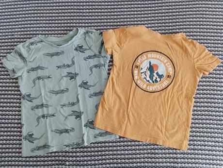 Tričká pre chlapca s potlačou aj na chrbte, sinsay,104