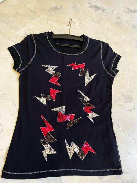 Tričko s flitrami, m