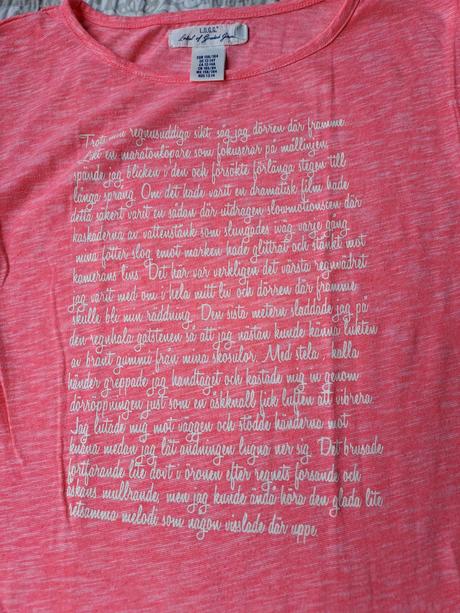 Tričko neónové, h&m,158