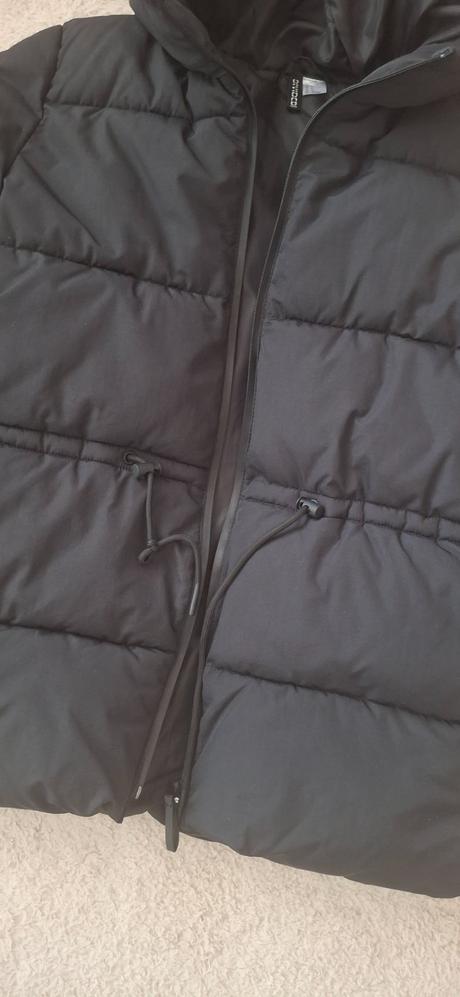 Čierna zimna bunda h&m, h&m,s