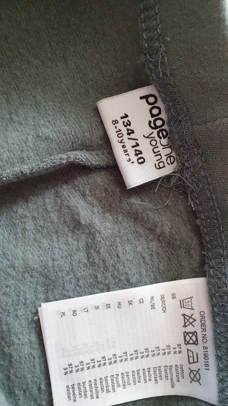 Zateplené legínové nohavice, takko,134