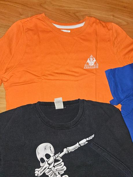 Tričká 3ks veľkosť 152, f&f,152