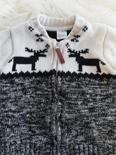 Svetrík so zimnou aplikáciou, veľkosť 86, carter's,86