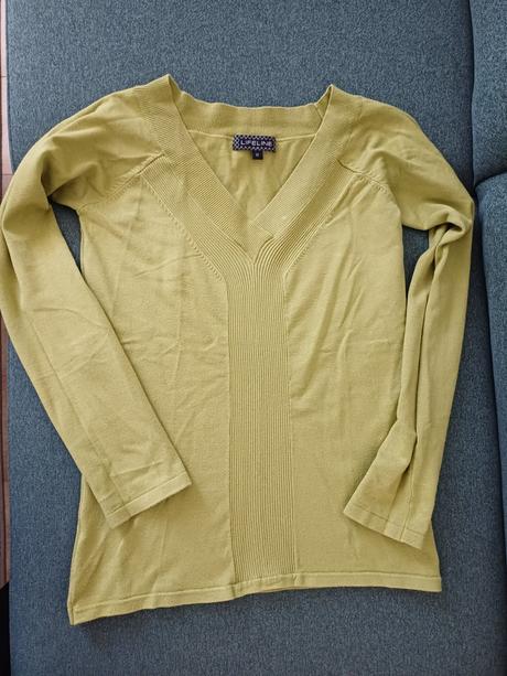 Limetkový sveter, m