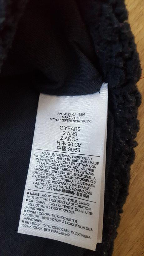 Medvedikova mikinka gap, gap,86