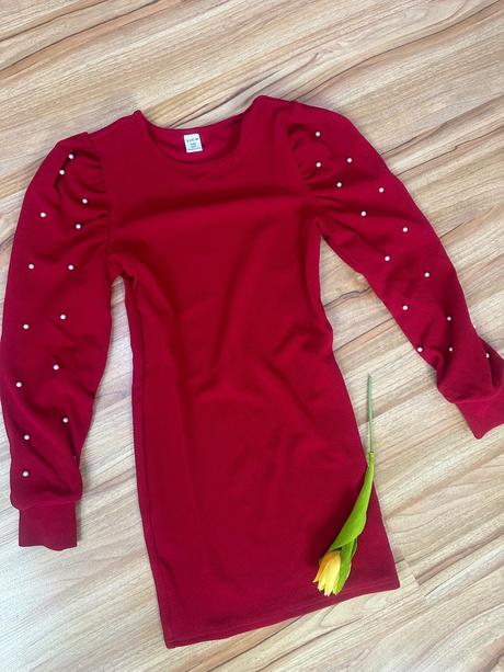 Smaragdove velúrové šaty mama a dcera, 128 - xs