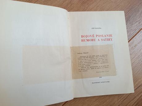 Bojove poslanie humoru a satiry,