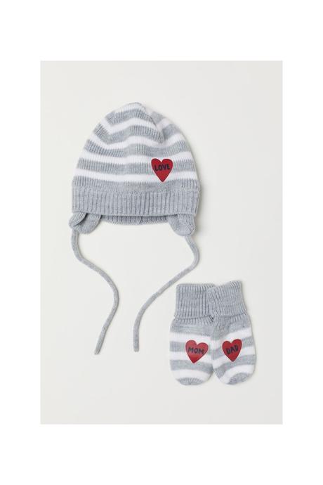 Set čiapka a rukavice h&m, h&m,98 / 104