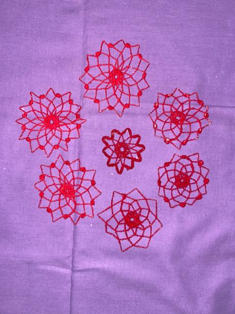 Hačkované vianočné ozdoby, 