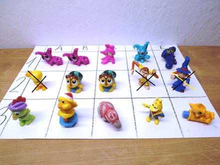 Kinder hracky, cena za 1ks 0,25eur,