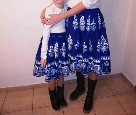 Sukne mama dcéra a motýlik, m