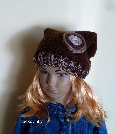 Hackovane, pletene supravky -ciapky pre dospelych, 38 - xxl